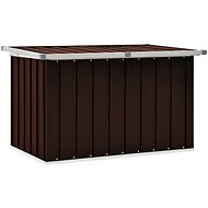 Garden Storage Box Brown 109 x 67 x 65cm - Garden Bbox