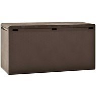 Záhradný úložný box hnedý 114 × 47 × 60 cm - Záhradný úložný box