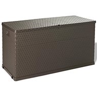Garden Storage Box Brown 120 x 56 x 63cm - Garden Bbox