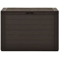 Garden Storage Box Brown 78 x 44 x 55cm - Garden Bbox