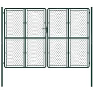 Zahradní brána ocel 300×200 cm zelená - Brána