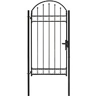 Zahradní branka s obloukem ocelová 100×250 cm černá - Fence Gate