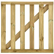 Garden slat gate impregnated pine 100×100 cm - Fence Gate