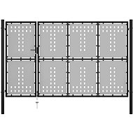 Zahradní brána ocel 350×175 cm černá - Brána