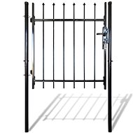 Single leaf fence gate with spikes on top 100×100 cm - Fence Gate