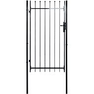 Single leaf fence gate with spikes on top 100×150 cm - Fence Gate