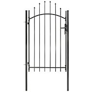 Garden gate steel 1×2,25 m black - Fence Gate