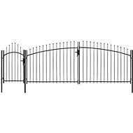 Zahradní brána ocel 1,75×5 m černá - Brána