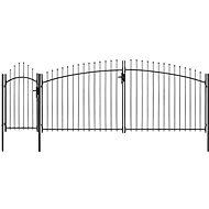 Zahradní brána ocel 2,25×5 m černá - Brána