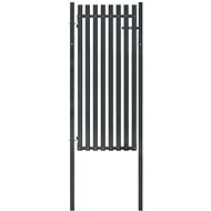 Plotová branka ocelová 103×245 cm antracitová - Branka k plotu