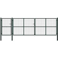 Zahradní brána ocel 500×150 cm zelená - Gate