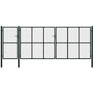 Zahradní brána ocel 500×175 cm zelená - Brána
