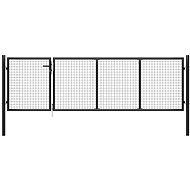 Zahradní brána ocel 350×100 cm antracitová - Gate