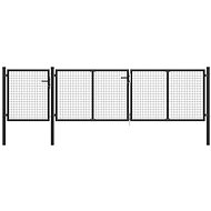 Zahradní plotová brána ocel 400×75 cm antracitová - Gate