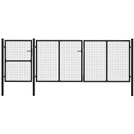 Zahradní plotová brána ocel 400×125 cm antracitová - Brána