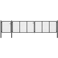 Zahradní brána ocel 500×100 cm antracitová - Brána