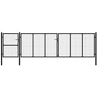 Zahradní brána ocel 500×125 cm antracitová - Brána