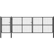 Zahradní brána ocel 500×150 cm antracitová - Brána