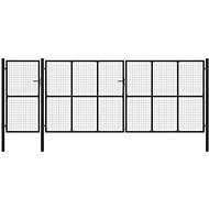 Zahradní brána ocel 500×200 cm antracitová - Brána