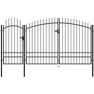 Zahradní brána ocel 2,45×4 m černá - Brána