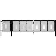 Zahradní brána ocel 500×100 cm černá - Brána