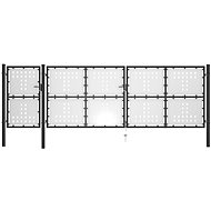 Zahradní brána ocel 500×150 cm černá - Brána