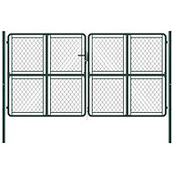 Zahradní brána ocel 300×150 cm zelená - Brána