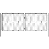 Zahradní brána ocel 400×150 cm antracitová - Brána