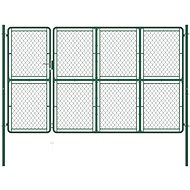 Zahradní brána ocel 175×350 cm zelená - Brána