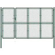 Zahradní brána ocel 200×350 cm zelená - Brána