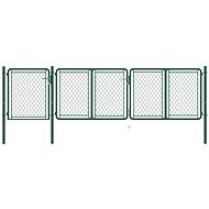Zahradní brána ocel 100×395 cm zelená - Brána
