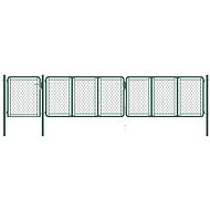 Zahradní brána ocel 100×495 cm zelená - Brána