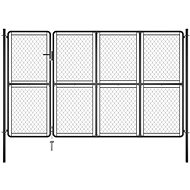 Zahradní brána ocel 200×350 cm antracitová - Brána