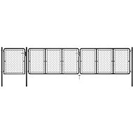 Zahradní brána ocel 100×495 cm antracitová - Brána