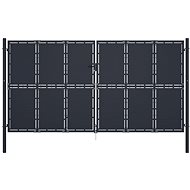Zahradní brána ocel 400×175 cm antracitová - Brána