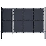 Zahradní brána ocel 350×200 cm antracitová - Brána