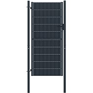 Fence gate PVC and steel 100×204 cm anthracite - Fence Gate