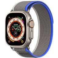 Dux Ducis Sport Velcro for Apple Watch 42/44/45/49mm, blue/gray - Watch Strap