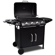 Gas garden grill 4 + 1 burners black - Grill