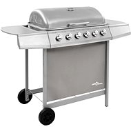 Gas Garden Grill with 6 Silver Burners - Grill