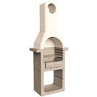 Garden concrete charcoal grill with chimney - Grill