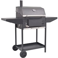 Garden Grill/Charcoal Smokehouse with Black Shelf - Grill