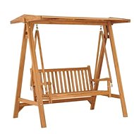 Rocking Bench 170cm Solid Teak Wood - Garden Swing