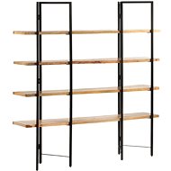 Shumee  se 4 policemi 160×35×160 cm masivní mangovník, 286603 - Shelving Unit