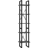 Shumee  s 5 policemi šedá 40×30×175 cm dřevotříska, 3081970 - Shelving Unit