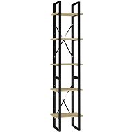 Shumee  s 5 policemi dub sonoma 40×30×175 cm dřevotříska, 3081971 - Shelving Unit