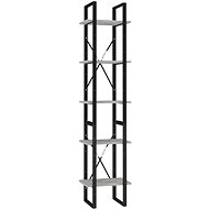 Shumee  s 5 policemi betonově šedá 40×30×175cm dřevotříska, 3081972 - Shelving Unit