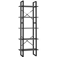 Shumee  s 5 policemi šedá 60×30×175 cm dřevotříska, 3081980 - Shelving Unit