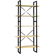 Shumee  s 5 policemi 80×30×175 cm borové dřevo, 3081993 - Shelving Unit