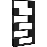 Shumee dělící stěna černá 100×24×188 cm, 3082072 - Shelving Unit